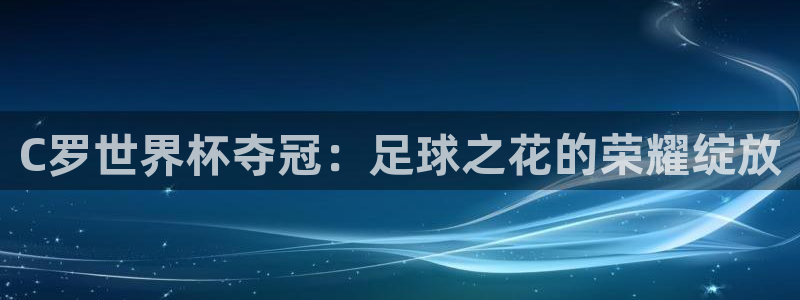 世界杯比赛：C罗世界杯夺冠：足球之花的荣耀绽放