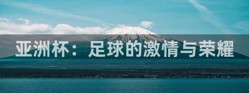 世界杯直播平台：亚洲杯：足球的激情与荣耀